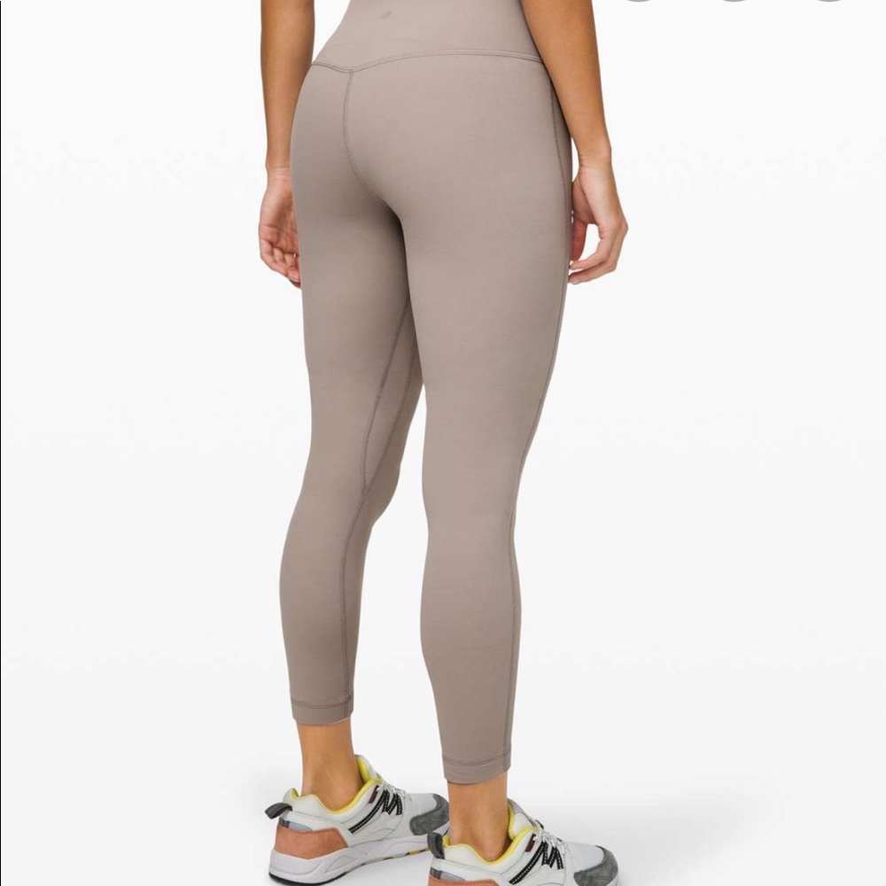 Lululemon Align 25” Lined leggings in Chrome - Picture 2 of 4
